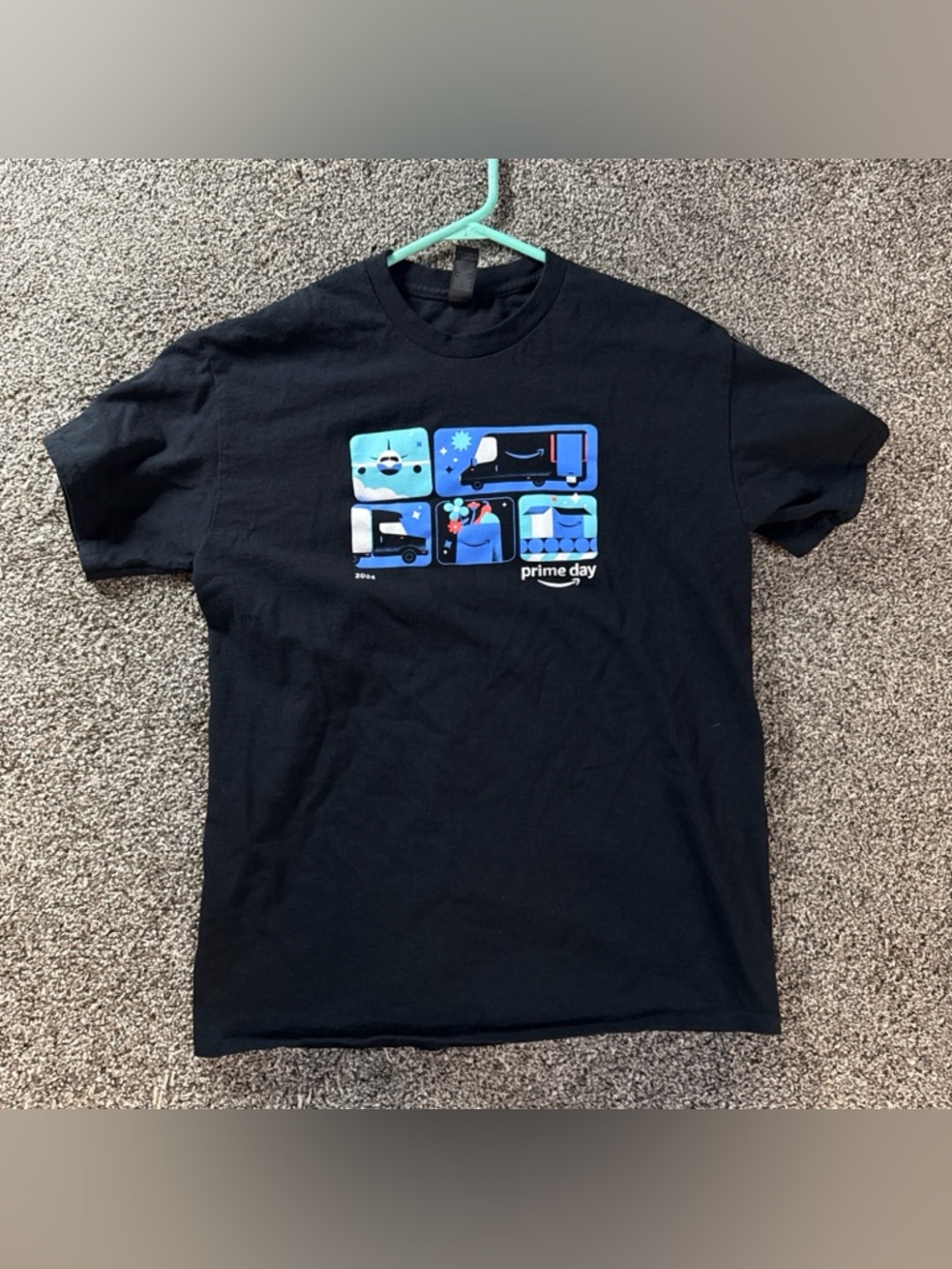 Amazon 2024 Prime Day T-Shirt Size (M) Medium Black